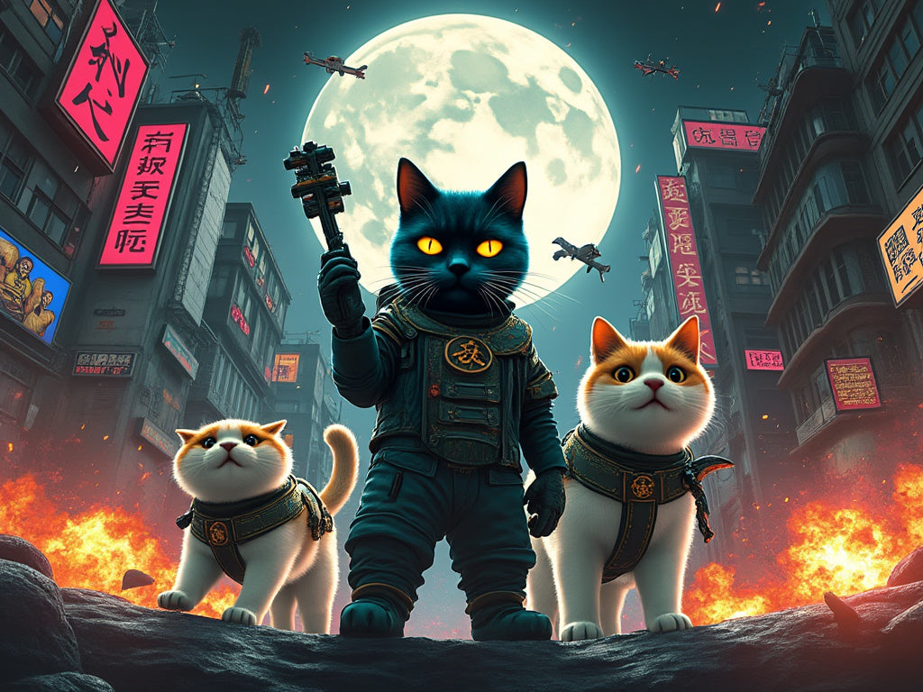 Maneki Neko and Pikabossvip summon to battle the Golden Neko cryptocurrency launch Stage 4