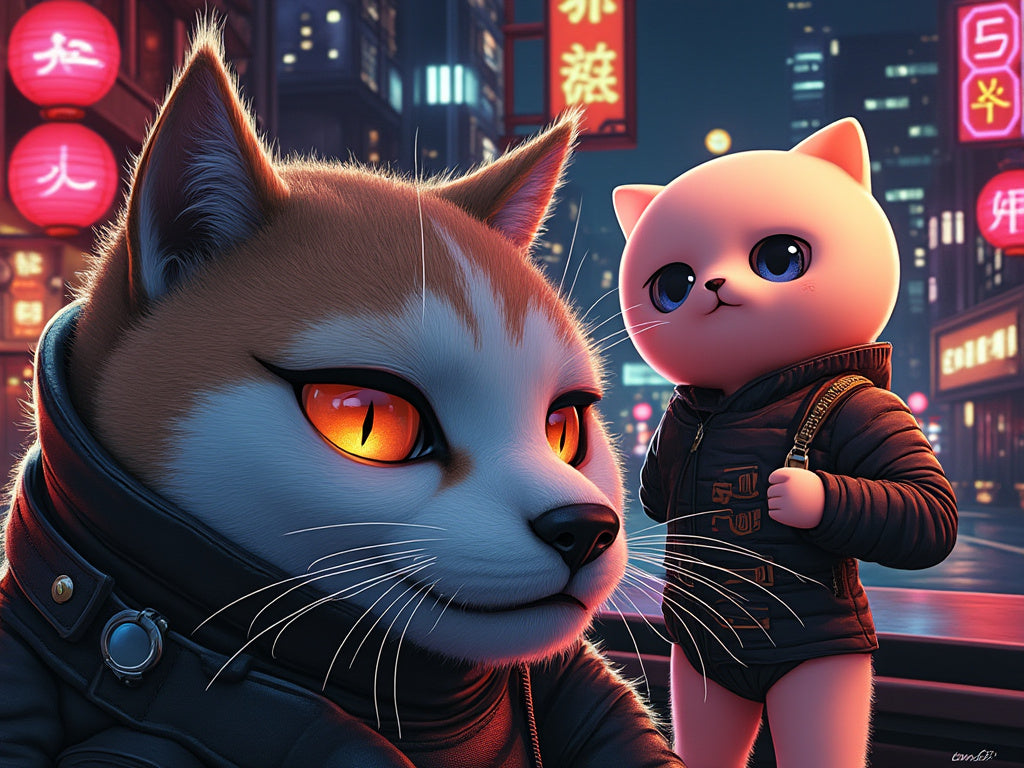 Maneki Neko and Pikabossvip summon to battle the Golden Neko cryptocurrency launch Stage 4